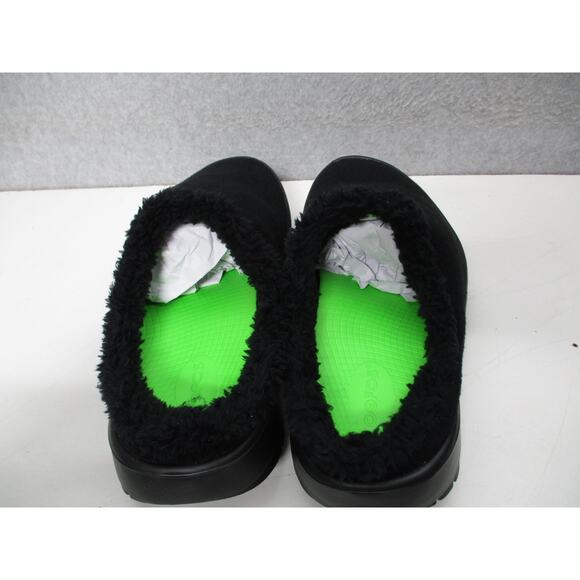 Oofos Oocoozie Recovery Mules Shoes Mens Slippers Mens Sz 10.5 Black